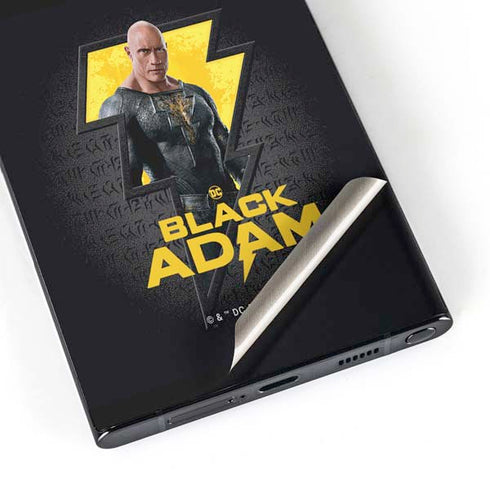 DC Comics Black Adam Movie Art Character and logo Galaxy S25 Ultra Skin